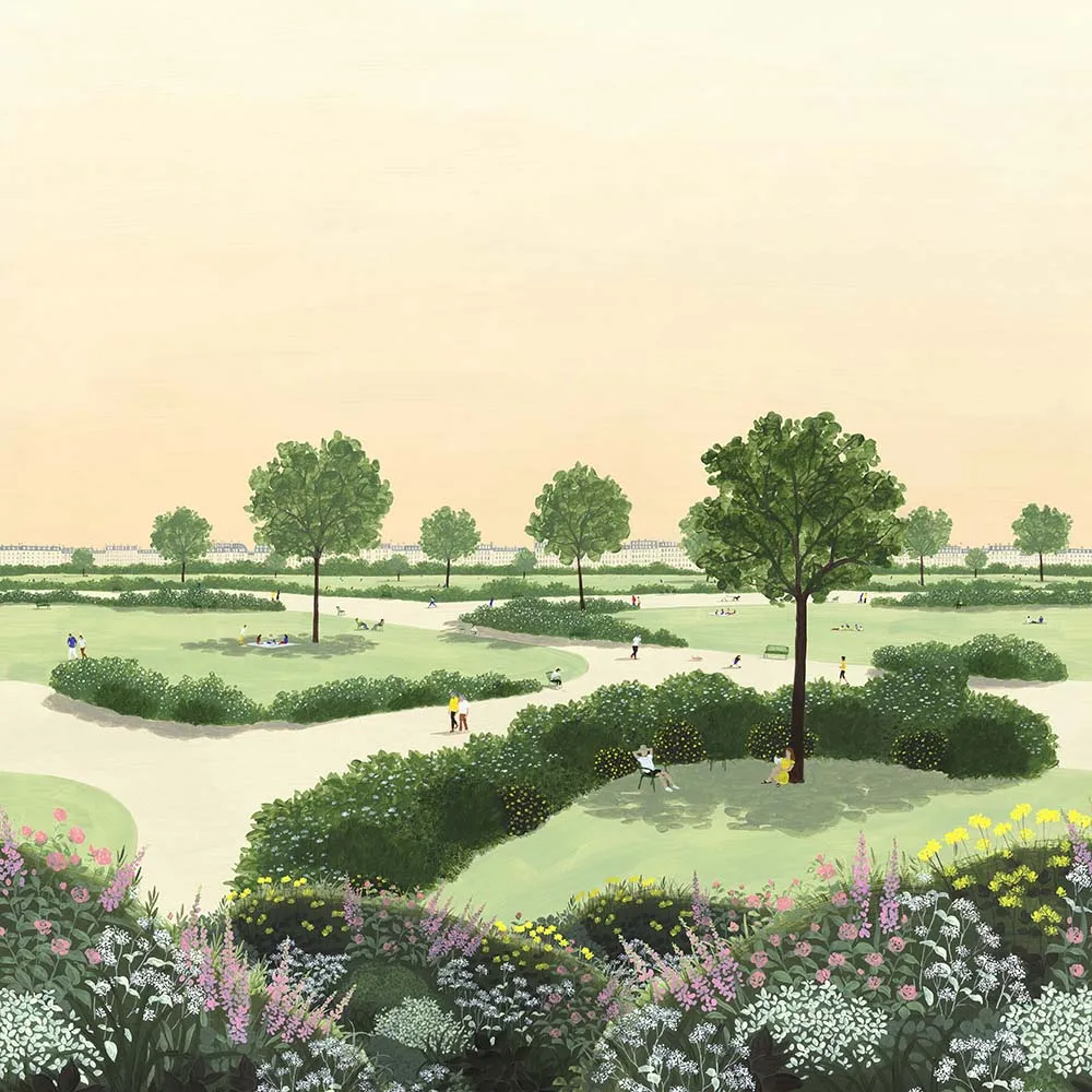 Isidore Leroy – Wallpaper Parc 3D Model