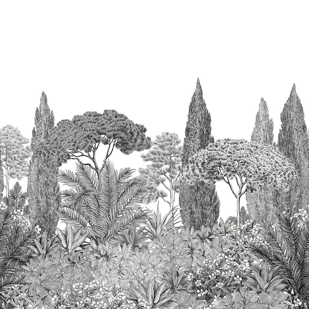 Isidore Leroy – Wallpaper Riviera Grisaille 3D Model