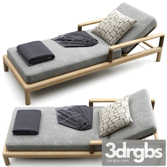 Isla Chaise Rhoutdoor 3D Model Download