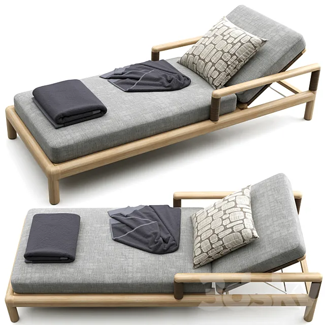 ISLA CHAISE RHoutdoor 3D Model ISLA CHAISE RHoutdoor 3D Model