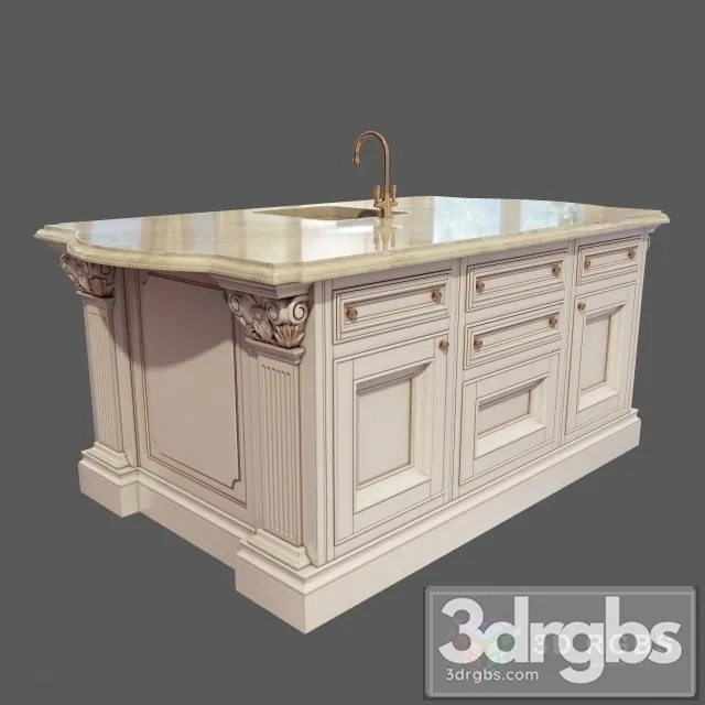 Island Clive Christian 3D Model Download