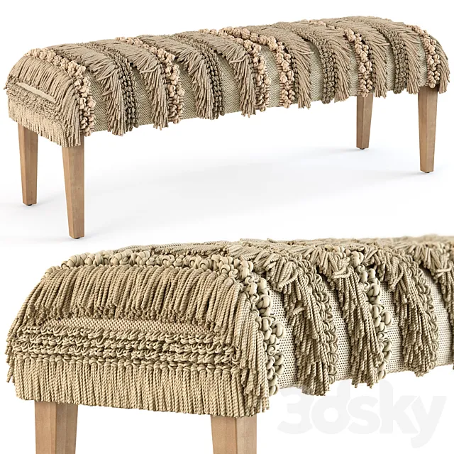 Isola bench 3DModel Isola bench 3DModel