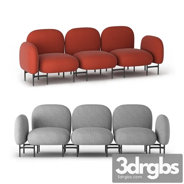 Isole sofa 2 3D Model Download Isole sofa 2 3D Model Download
