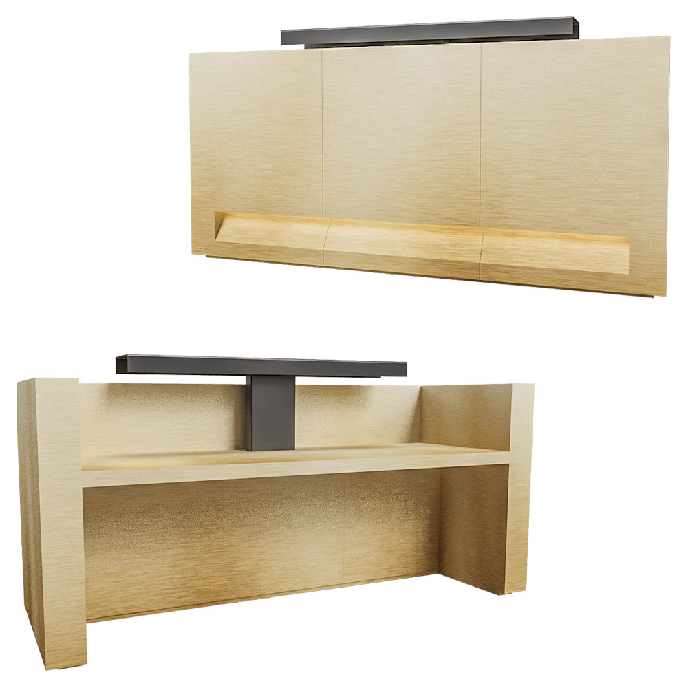 Isomi – Desk Blok Brass 3D Model Isomi – Desk Blok Brass 3D Model