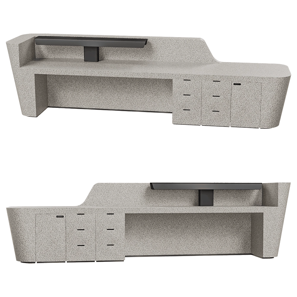 Isomi – Desk Mono 3D Model Isomi – Desk Mono 3D Model