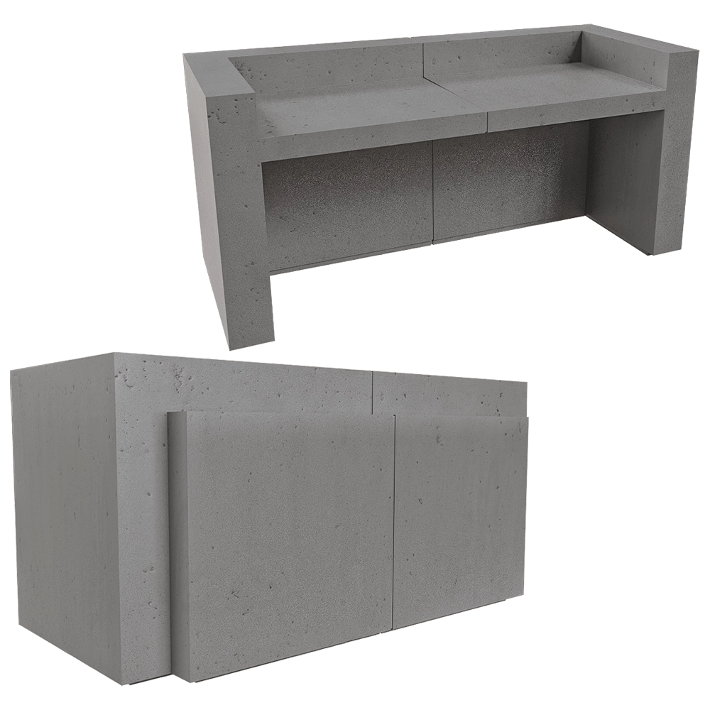 Isomi – Desk Volume 3D Model Isomi – Desk Volume 3D Model