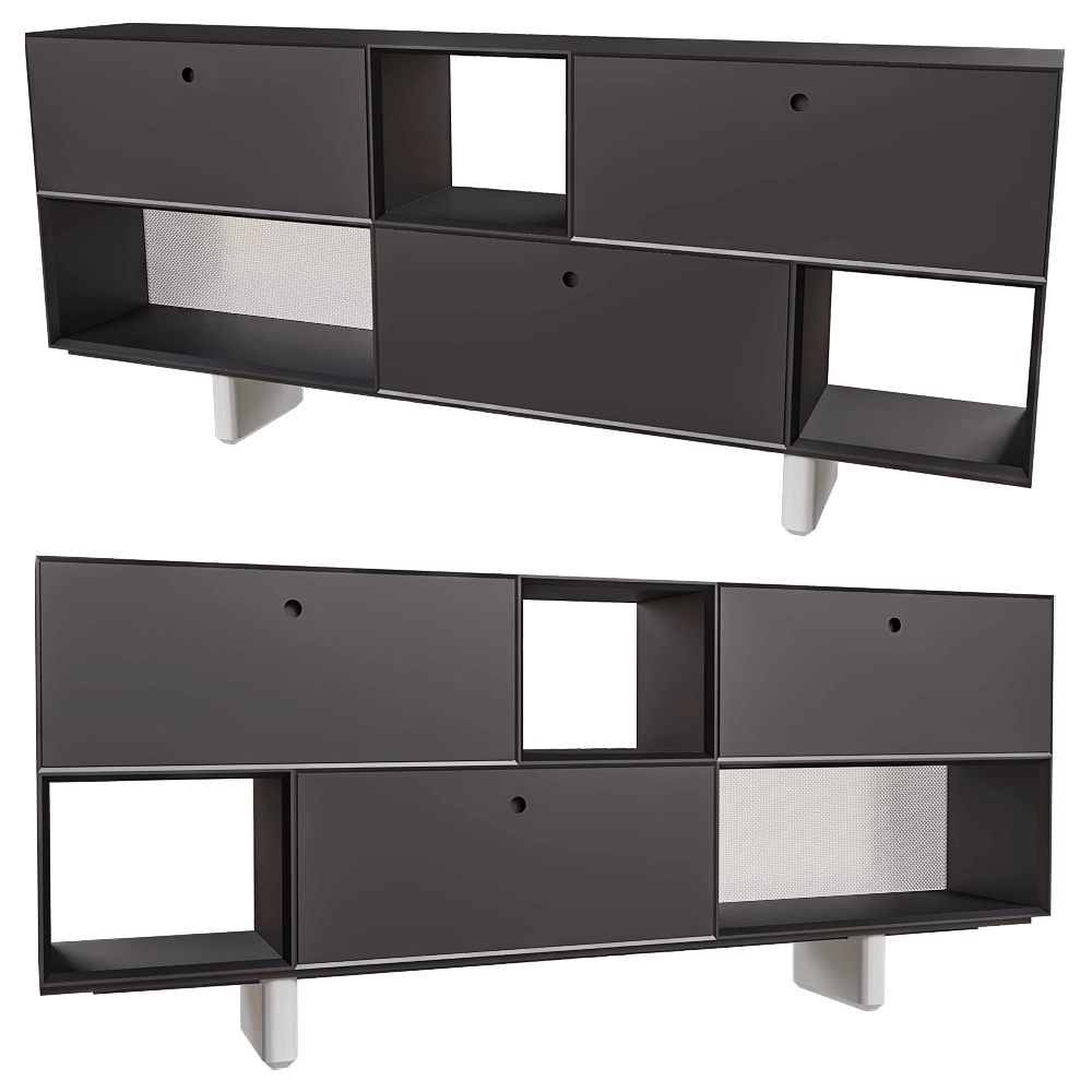 Isomi – Storage system Assembled Chamfer – Configuration 2 3D Model