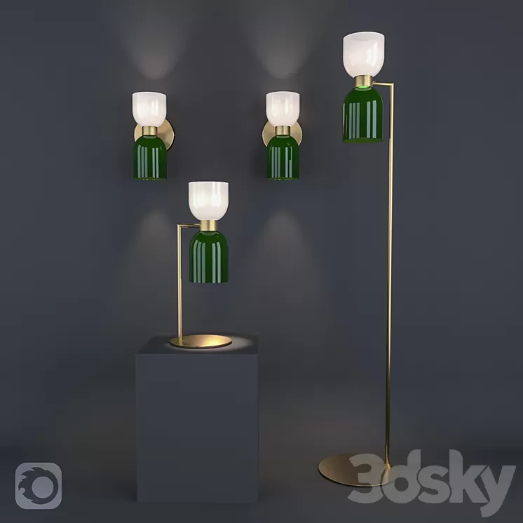 Italamp Caterina 3D Model Italamp Caterina 3D Model