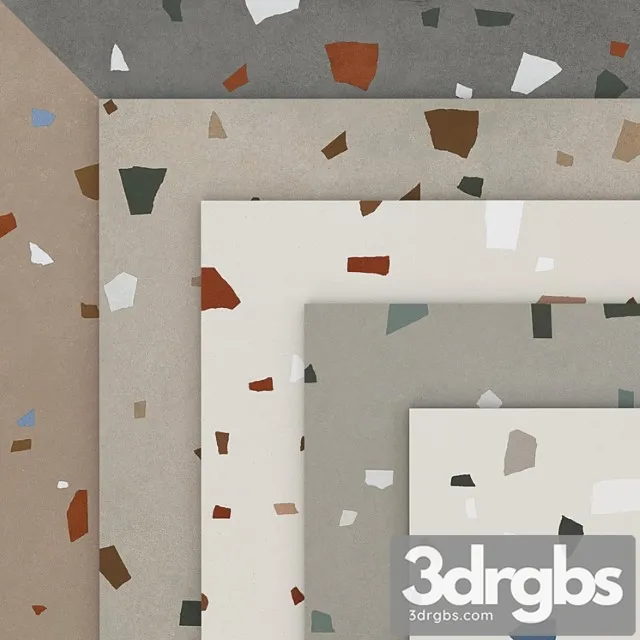 Italgraniti Naunces Terrazzo 3D Model Download