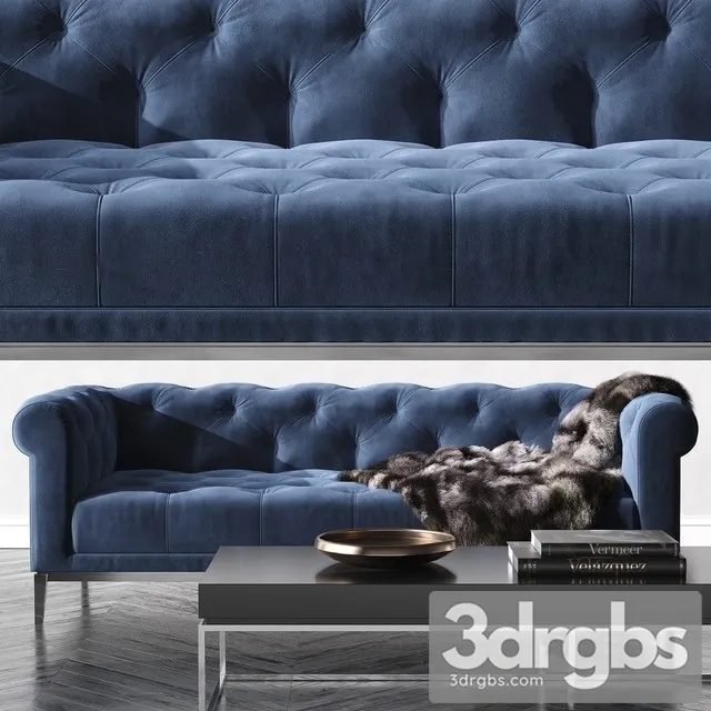 Italia Chesterfield Fabric Sofa 3D Model Download Italia Chesterfield Fabric Sofa 3D Model Download
