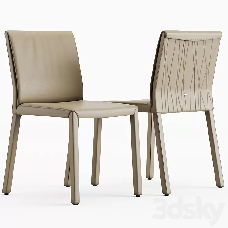 Italia Couture chair Cattelan Italia 3D Model Italia Couture chair Cattelan Italia 3D Model