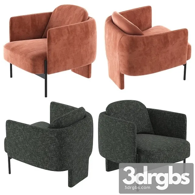 Italian Armchair MisuraEmme Virgin 3D Model Download