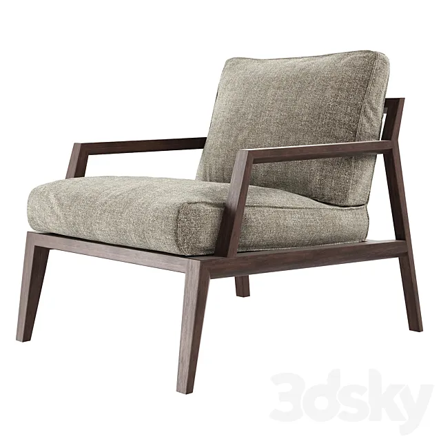 Italian armchair Petra by Italia Lounge 3DModel Italian armchair Petra by Italia Lounge 3DModel