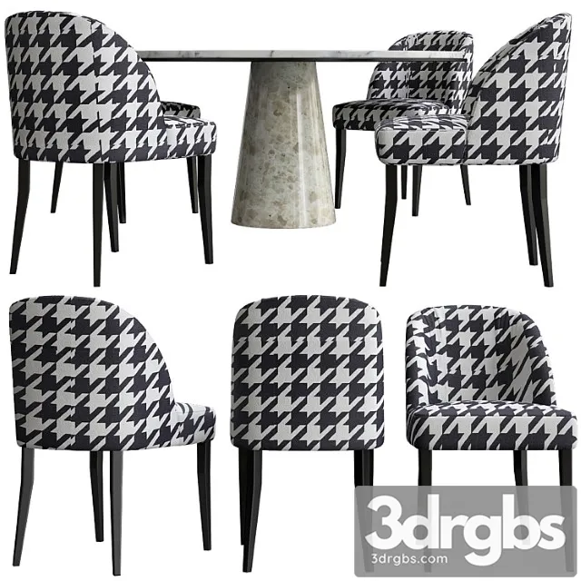 Italian dining comp 17 meridiani 2 3D Model Download