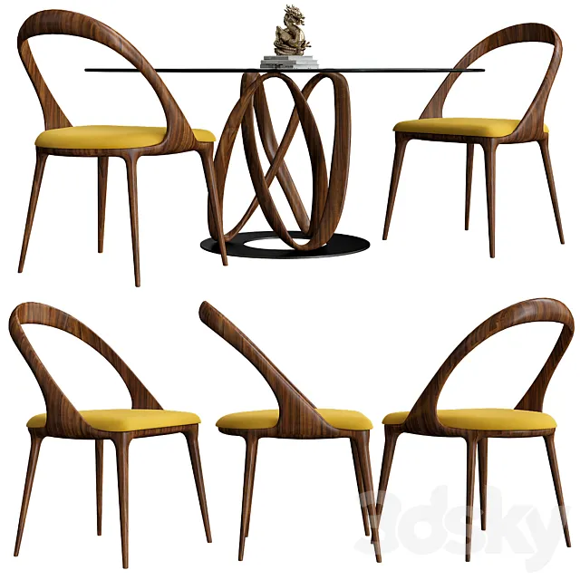 Italian dining Infinity Porada 3DModel