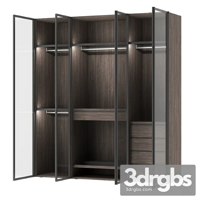 Italian Glass Wardrobe Scrigno From Sangiatsomo 3D Model Download