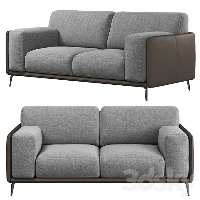 Italian modular sofa Kris from Ditre Italia 3D Model Italian modular sofa Kris from Ditre Italia 3D Model