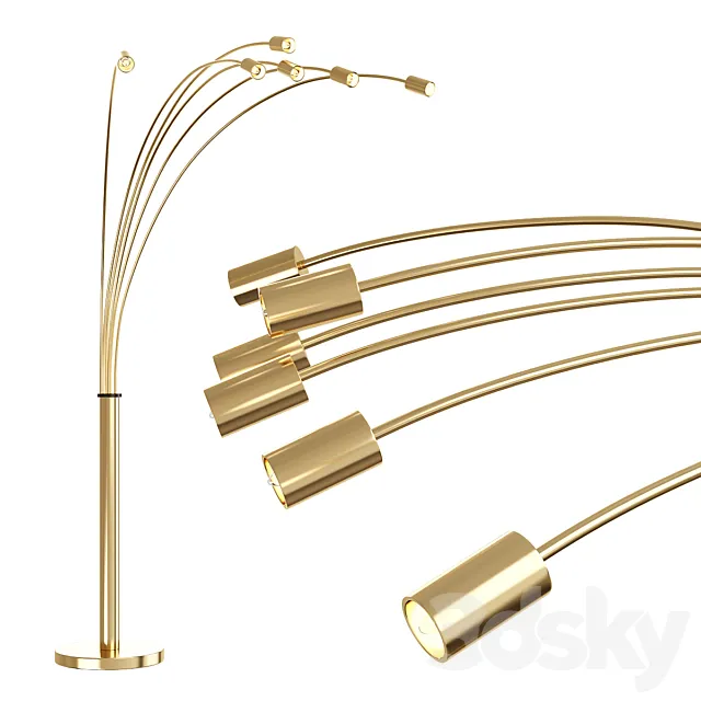 Italian Parquet Lamp 3DModel Italian Parquet Lamp 3DModel