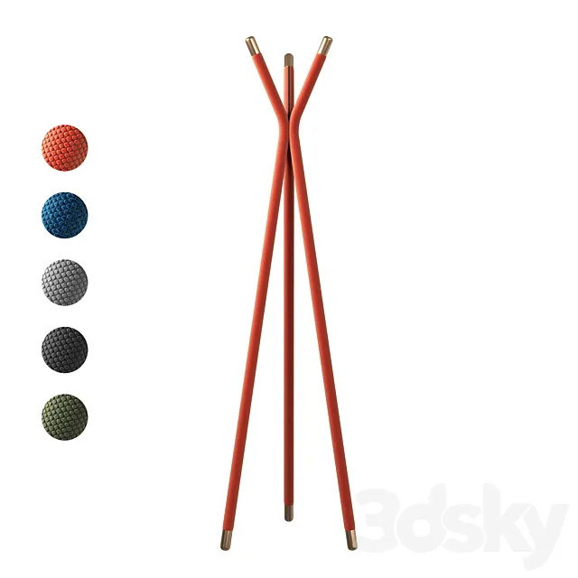 Italian Pippi hanger from Midj 3D Model Italian Pippi hanger from Midj 3D Model