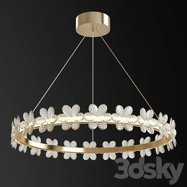 Italian single ring living room pendant light 3D Model Italian single ring living room pendant light 3D Model