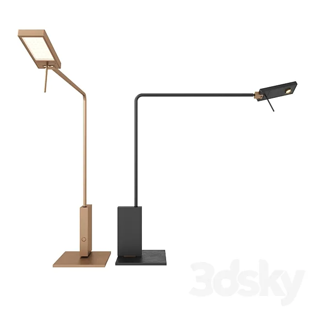 Italian Table Lamp Viabizzuno Roy Tavolo Diffusa 3D Model Italian Table Lamp Viabizzuno Roy Tavolo Diffusa 3D Model