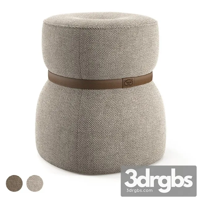 Italianskii Puf Leple Outdoor Ot Poltrona Frau 3D Model Download