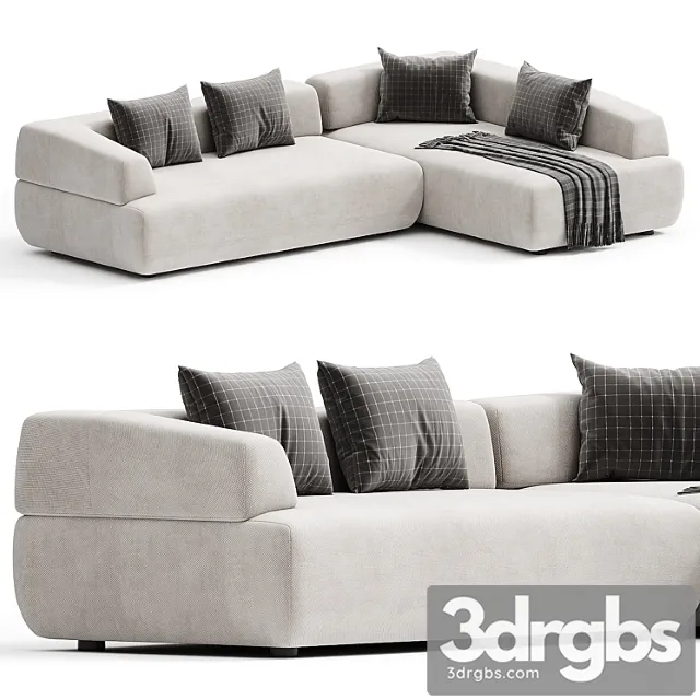 Italo Sofa With Chaise Longue By Minimomassimo 3D Model Download Italo Sofa With Chaise Longue By Minimomassimo 3D Model Download