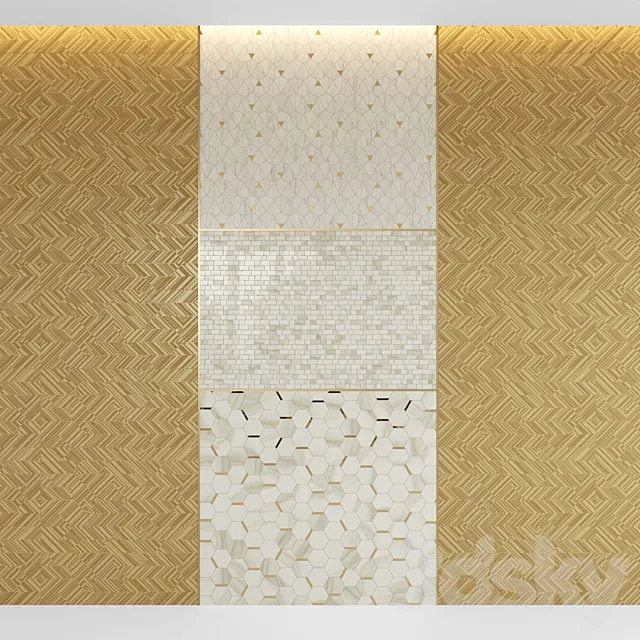 Italon Charme Advance Decor set 3 3D Model