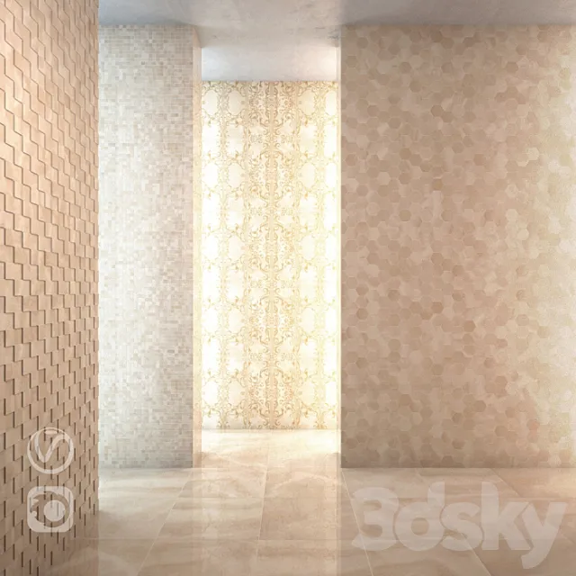 Italon Charme Evo Floor Onyx 3D Model Italon Charme Evo Floor Onyx 3D Model