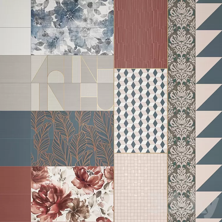 Italon Element Silk Decor 3D Model Free Download