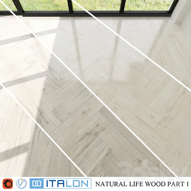 ITALON NATURAL LIFE WOOD 225X90 PART 1 3D Model ITALON NATURAL LIFE WOOD 225X90 PART 1 3D Model