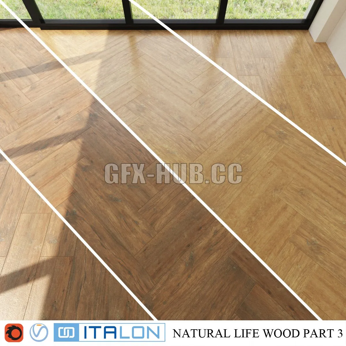 ITALON NATURAL LIFE WOOD 225X90 PART 3 3D Model ITALON NATURAL LIFE WOOD 225X90 PART 3 3D Model