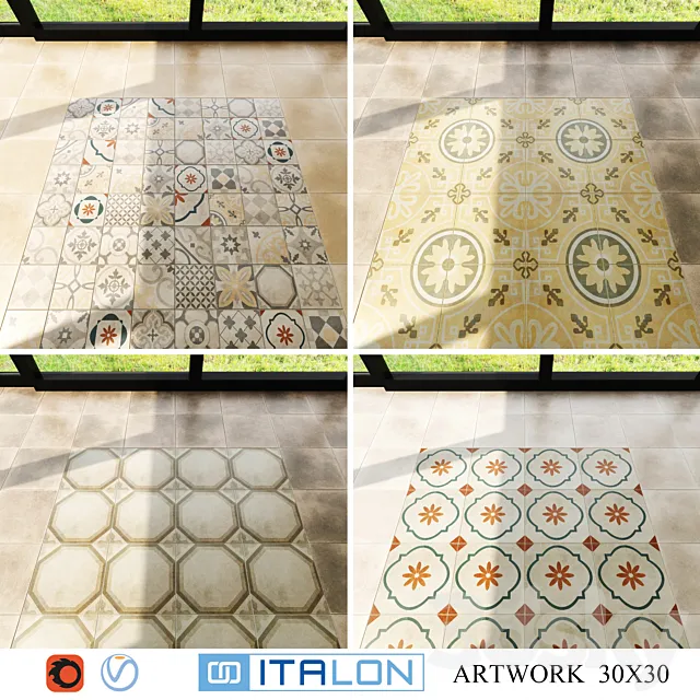 ITALON_ARTWORK_30x30 3DModel ITALON_ARTWORK_30x30 3DModel