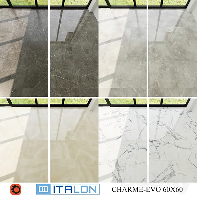 ITALON_CHARME-EVO 60х60 3D Model ITALON_CHARME-EVO 60х60 3D Model