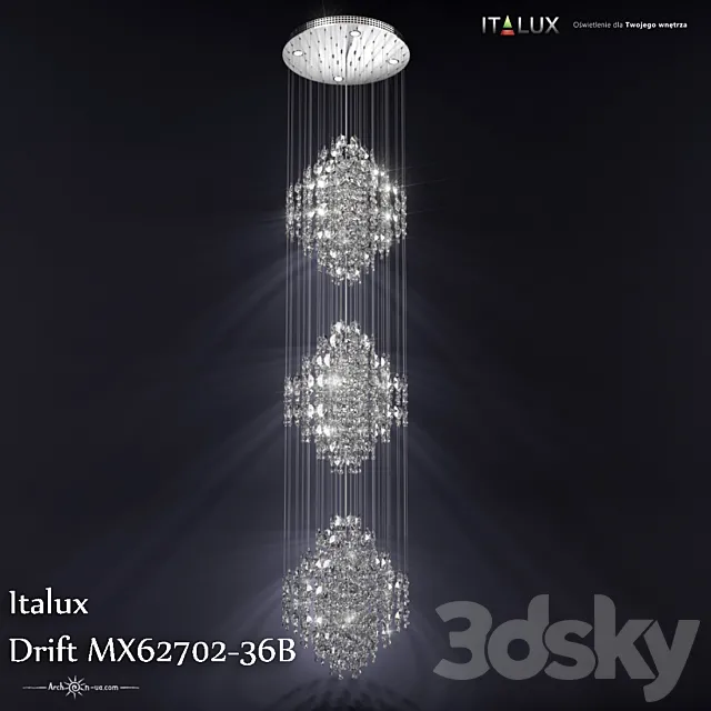 Italux Drift MD62702-36B 3DModel Italux Drift MD62702-36B 3DModel