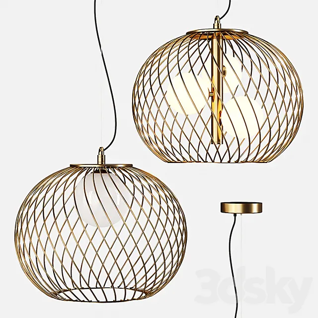 Italux: Pendant Lamp – Clarisa 3D Model