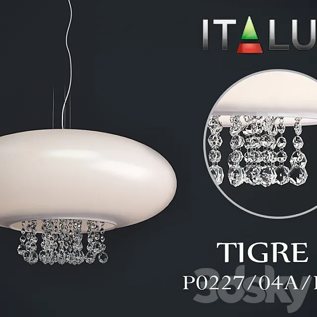 ITALUX TIGRE P0227-04A-F4AA 3D Model ITALUX TIGRE P0227-04A-F4AA 3D Model