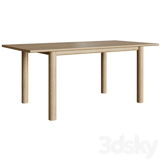 Itamae dining table 3D Model Itamae dining table 3D Model