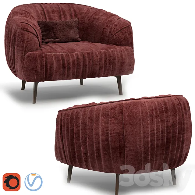 itle”:”?Armchair Borzalino sigmund 3DModel