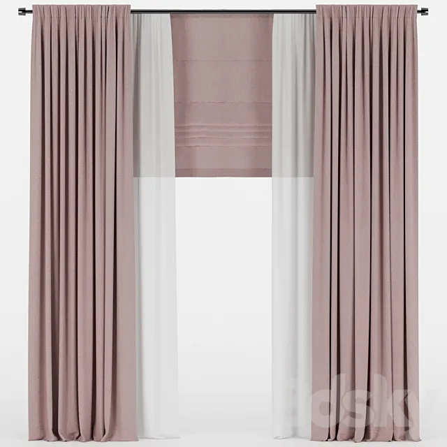 Itoras with tulle and Roman. 3D Model Itoras with tulle and Roman. 3D Model