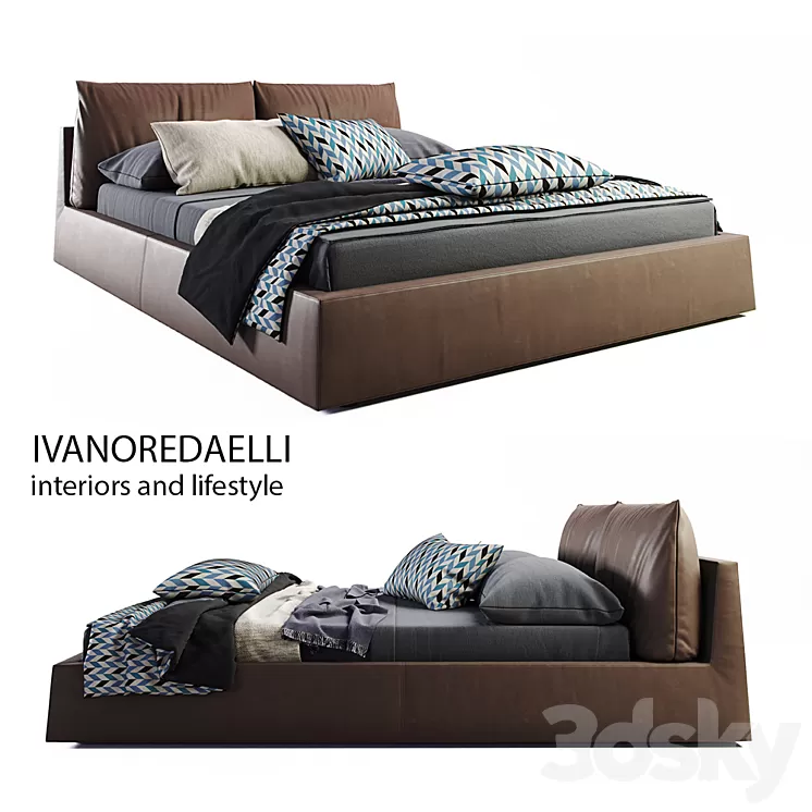 IVANOREDAELLI bed FAJ 3D Model