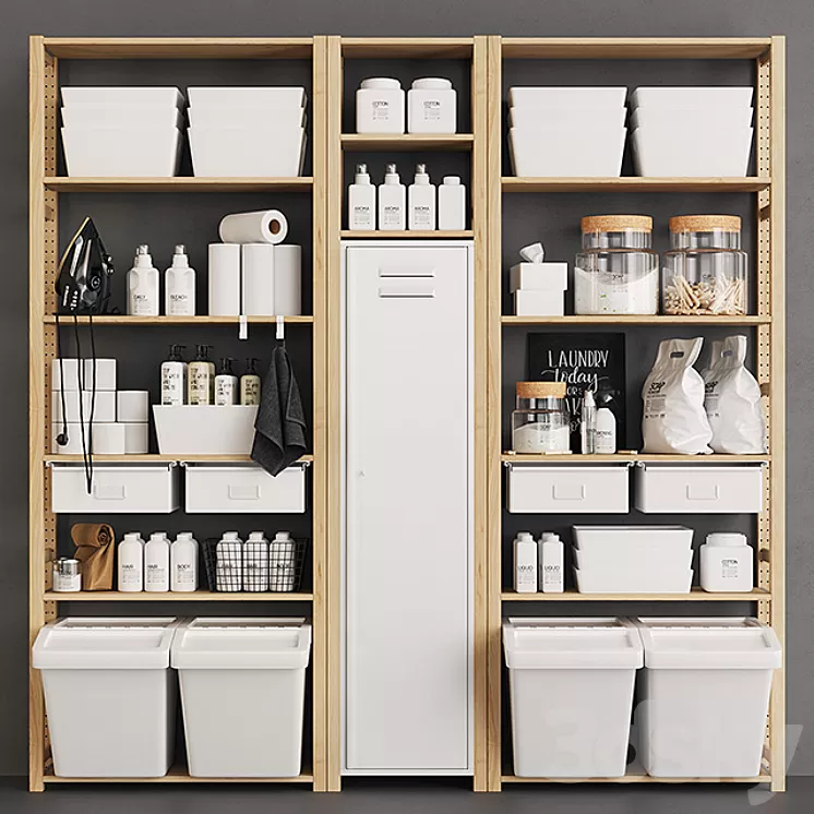 Ivar Monotone Pantry 3D Model