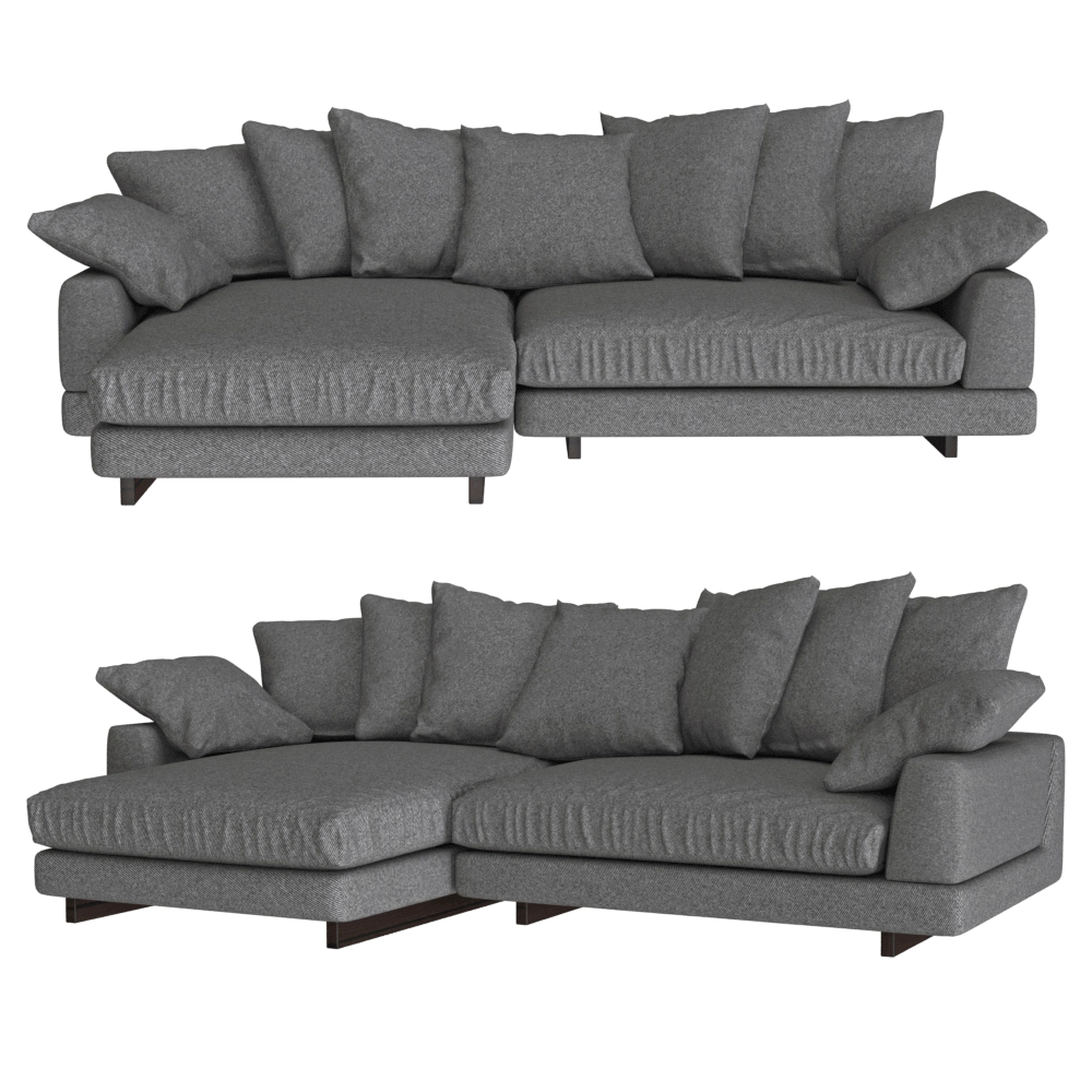 Ivasa – Sofa Amur Puffy 3D Model Ivasa – Sofa Amur Puffy 3D Model
