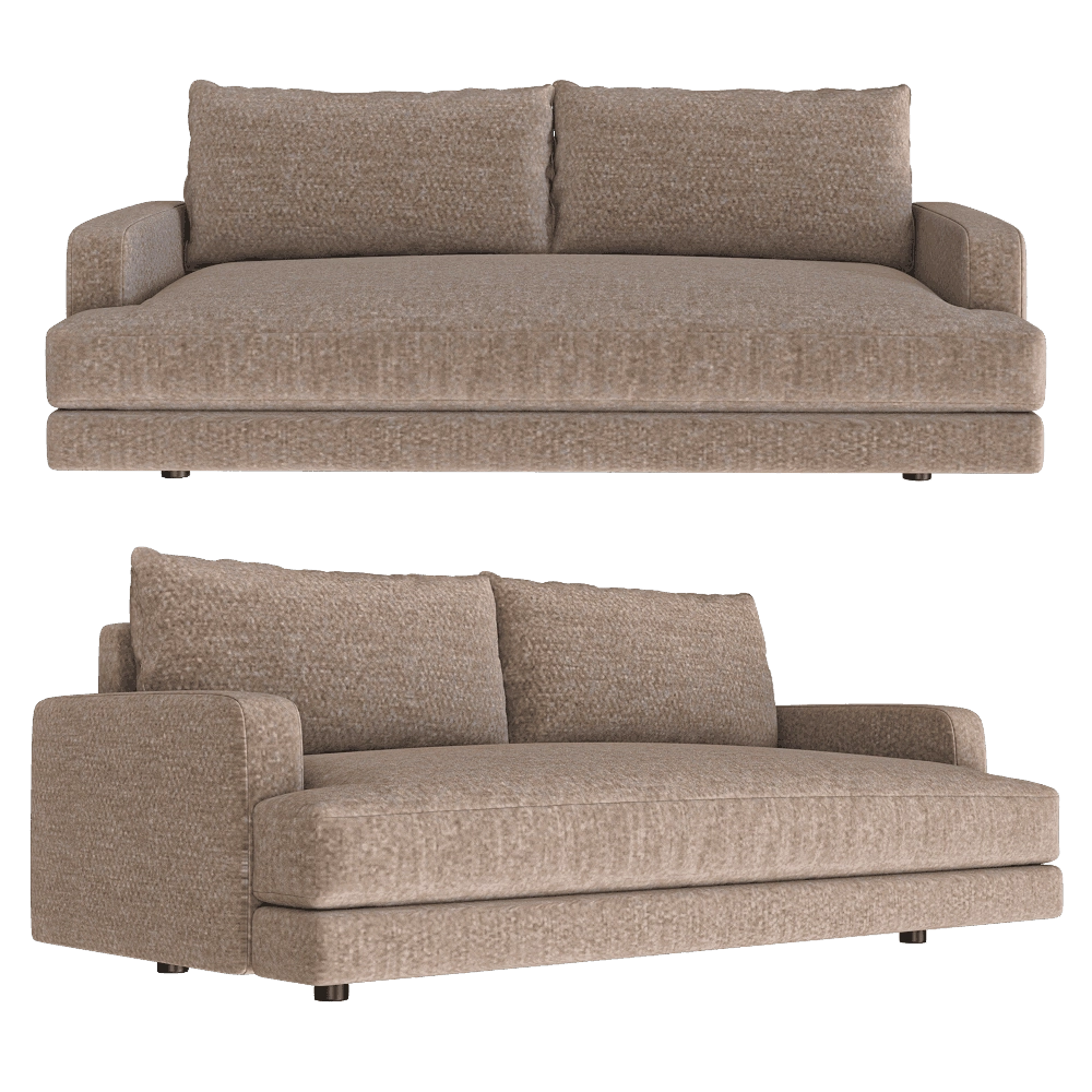 Ivasa – Sofa PION straight triple 3D Model Ivasa – Sofa PION straight triple 3D Model