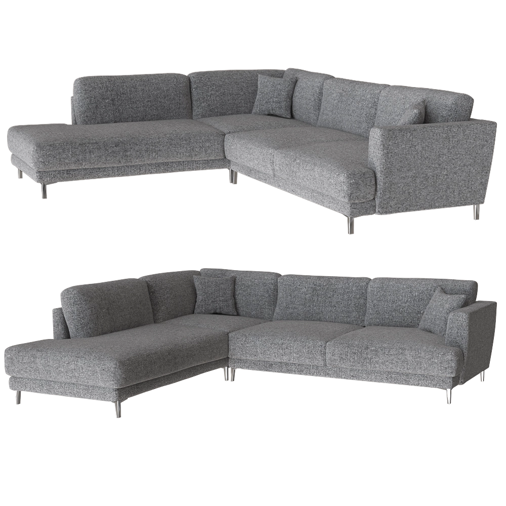 Ivasa – Sofa TAIGA corner with back 3D Model Ivasa – Sofa TAIGA corner with back 3D Model