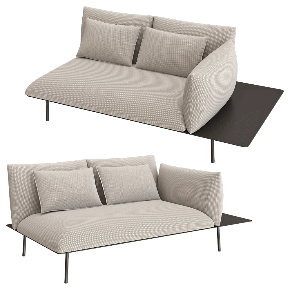 IVINI – Sofa Kona 91290L-L 3D Model IVINI – Sofa Kona 91290L-L 3D Model