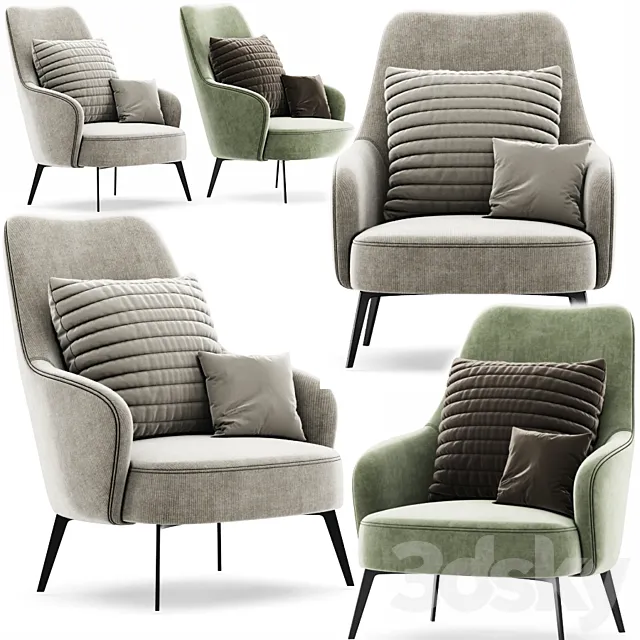 Ivory Armchair 3DModel