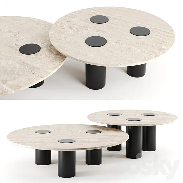 Ivy coffee tables by Grazia & Co 3DModel Ivy coffee tables by Grazia & Co 3DModel