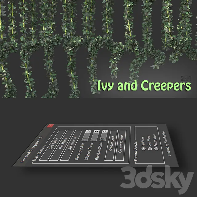 Ivy & Creepers v1.0 3D Model