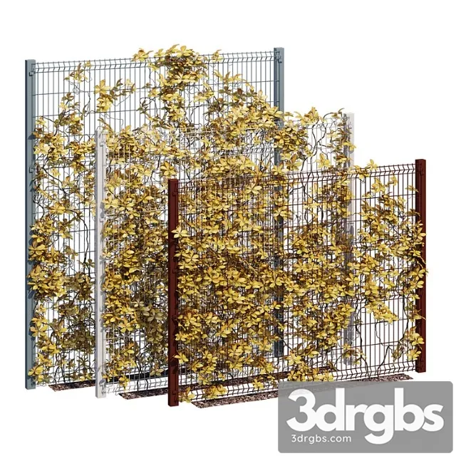 Ivy Wall Ten 3D Model Download